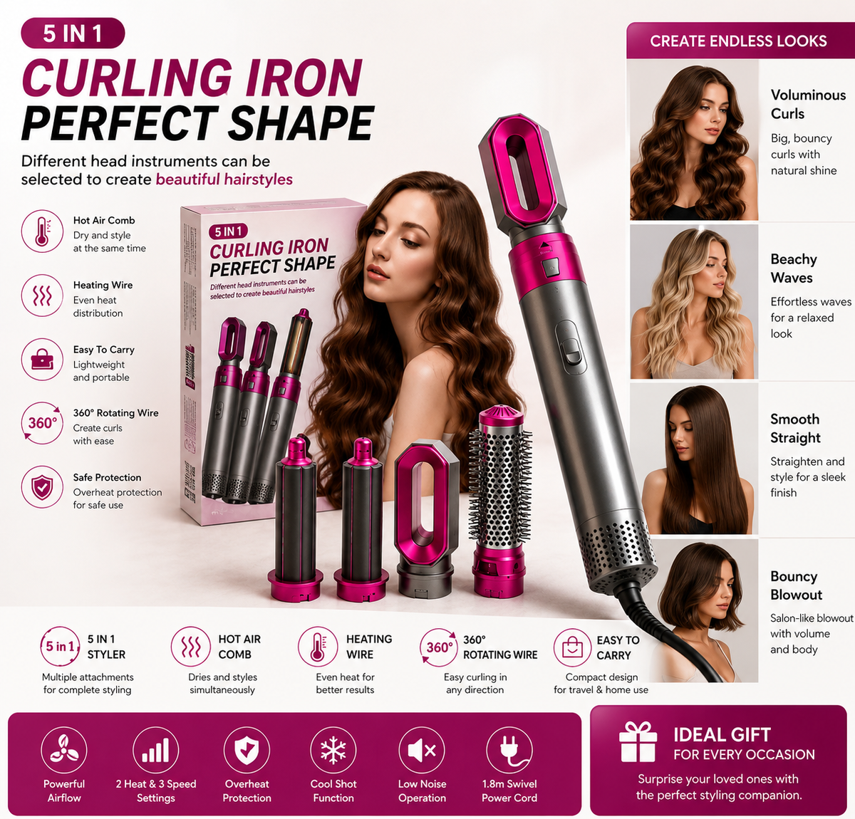 5-in-1 Hair Styler