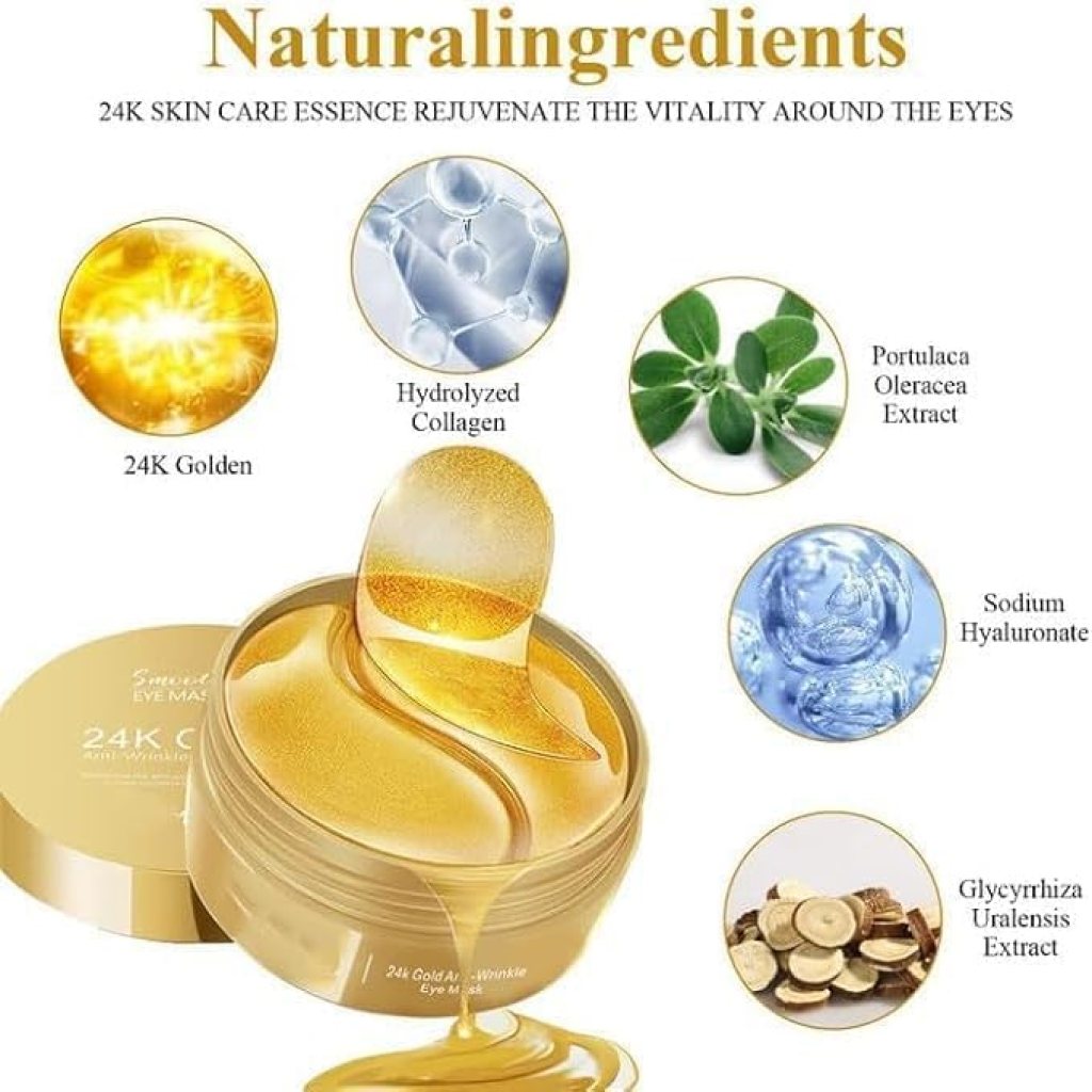 24K Gold Collagen Under Eye Mask