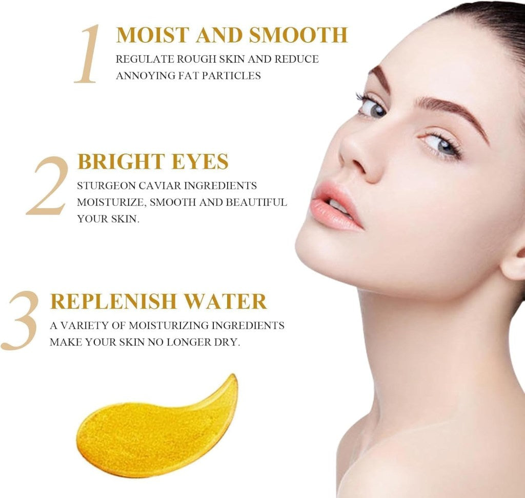 24K Gold Collagen Under Eye Mask