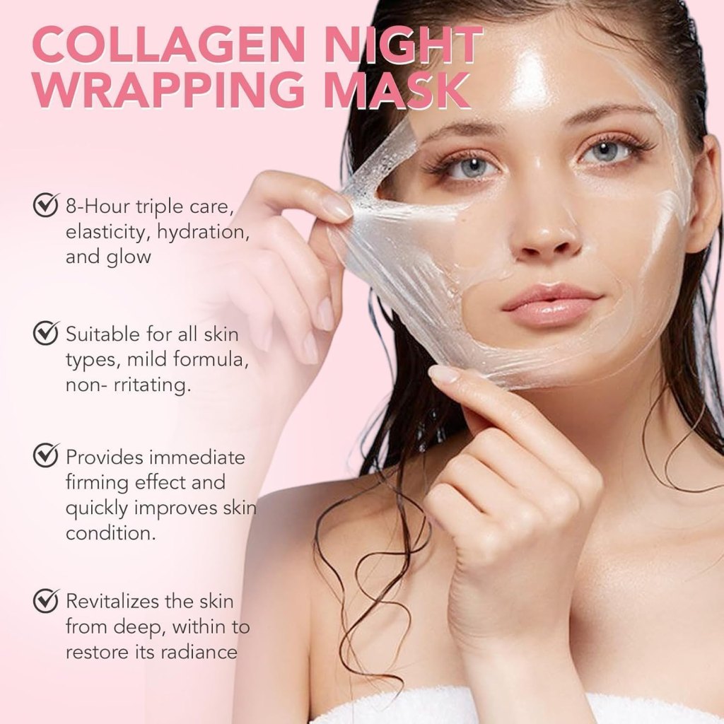Collagen Night Wrapping Mask with Silicone Brush
