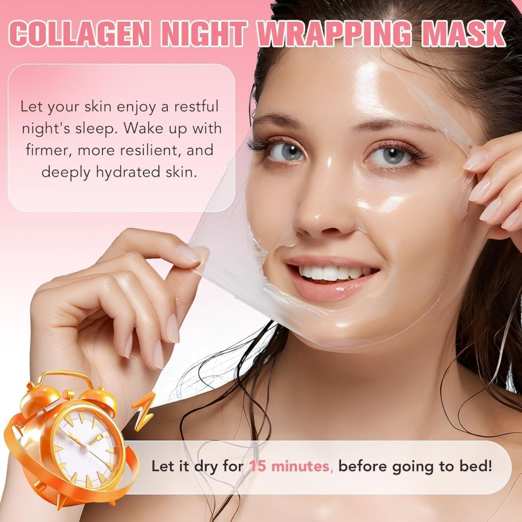 Collagen Night Wrapping Mask with Silicone Brush