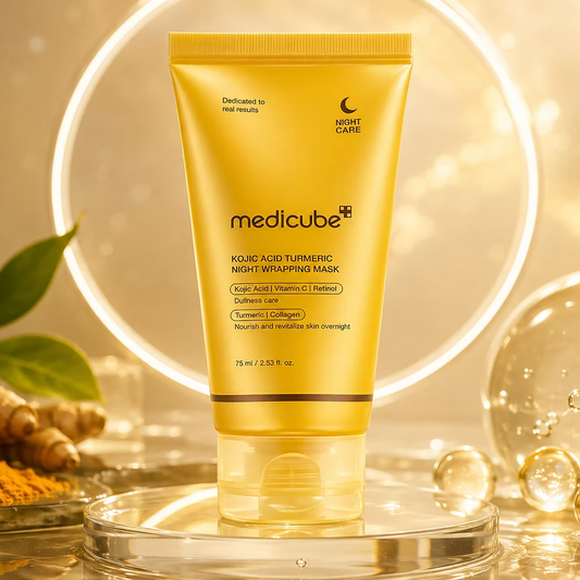 Kojic Acid Turmeric Overnight Wrapping Peel Off Mask – Brightening Night Mask