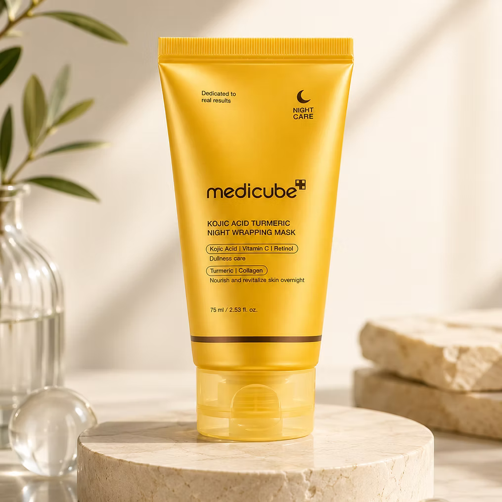 Kojic Acid Turmeric Overnight Wrapping Peel Off Mask – Brightening Night Mask