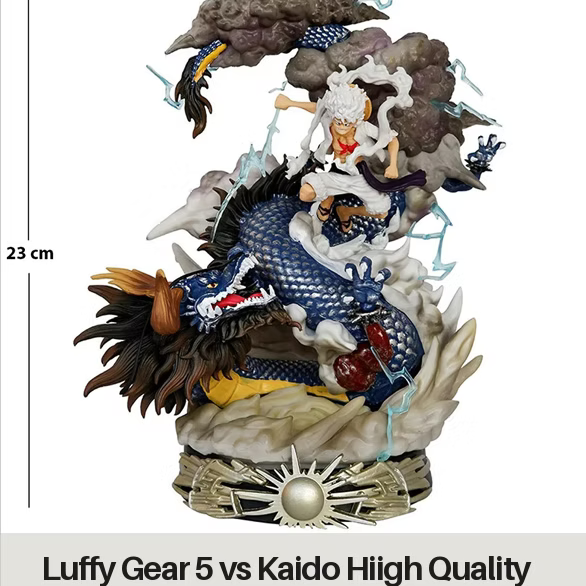 Monkey D. Luffy Gear 5 vs Kaido 23CM Premium PVC Battle Diorama Figure