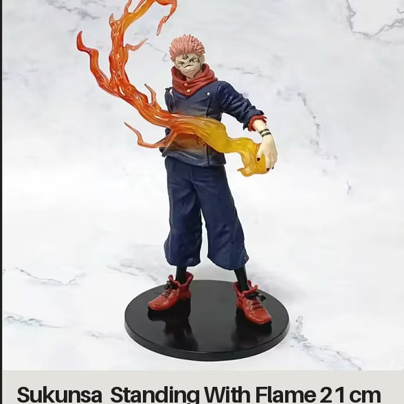 Ryomen Sukuna Standing with Flame 21CM Premium PVC Action Figure undefined